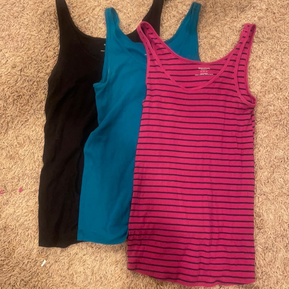 3 pack motherhood maternity tanks